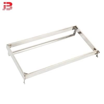 China Low price stainless steel oval slatwall pipe towel rack for bathroom JB-1002 for sale