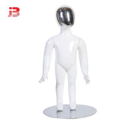 China Modern Full Body Child Chrome Plating Customized Children Mannequin Male Head Suit Mannequin for sale