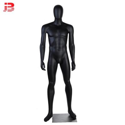 China Fashion Customized Matte Black Full Body Models for Clothes Window Display Male Mannequin Suits for sale