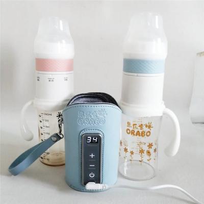 China BPA Free Portable Milk Powder Dispenser For Best Kids Coffee Tea USB Electronic Digital Feeding Milk Bottle Hot for sale