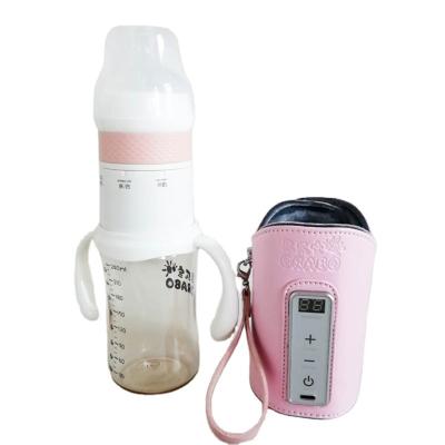 China Bpa free factory custom cute rose china 240ml OEM 2 in 1 travel baby bottle warmer for sale