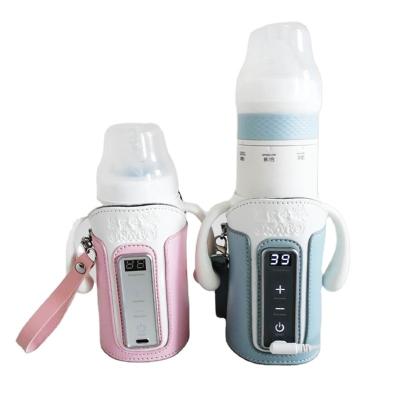 China BPA Free Customize Suitable Portable Smart Milk Bottle Truck USB Temperature Controller Safety Hot Bottle Rush Dispenser for sale