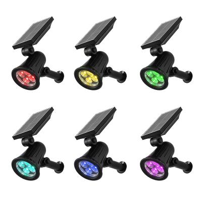 China Garden Keweida IP65 Waterproof Outdoor Solar Energy Saving 4W RGB Led Garden Lamp Pole for sale