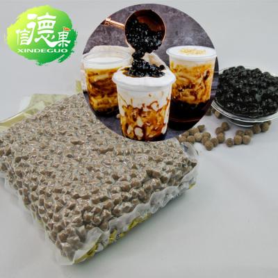 China Brown Sugar Tapioca Pearl, Black Sugar Bubble Tea Tapioca Boba Balls Round for sale