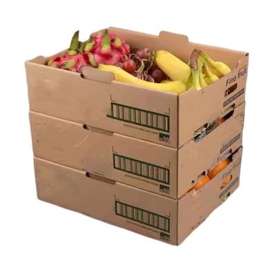 China Recycled Packing Materials Cardboard Paper Boxes Recycled Shipping Cardboard Corrugated Cardboard Cardboard Custom Package For Fruit for sale