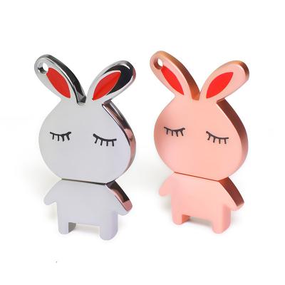 China Store 128MB-128GB large capacity cute rabbit pendrive memory card pendrive64GB customized logo USB flash drive for sale