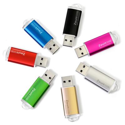 China Shop the exquisite bright color metal usb stick memory card 128mb-128gb pendrive multi-capacity can be customized logo usb flash drive for sale