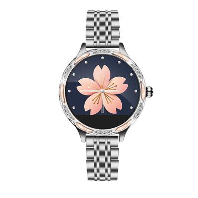 China 2020 New Multi Time Zone Smart Watch M9 Women With Diamond Sport Tracker Ladies Smartwatches IP68 Waterproof For Female for sale