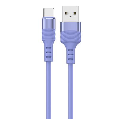 China OEM factory aluminum alloy cable usb charging cable tipo c usb silica gel soft material data wire for sale