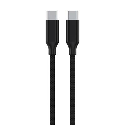 Китай 3A Fast Charging Usb Data Cables Factory Custom Aluminum Alloy Braid Palladium Nylon Cable C to C 60W USB Cable Type продается