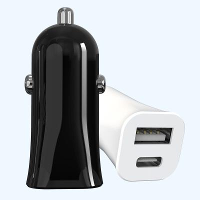 China Custom Cheap Cell Phone Factory Discount Price ABS QC 3.0 USB Car Phone Charger 2 Dual Ports In Car for sale