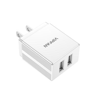 China MP3/MP4 Player Vipfan White British Eu Low Price Usb Dual A 24w USB Wall Charger Left USB OEM Logo for sale