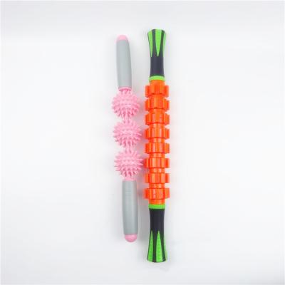 China Wholesale High Quality Durable PP Fitness PP+steel Massage Stick Body Muscle Exercise for sale