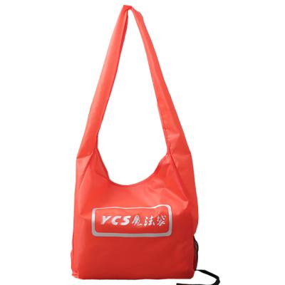 China Durable Eco - Friendly Recycle Polyester Fabric Long Strap Single Shoulder Bag for sale