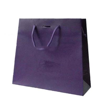 China Lower Price Recyclable Recycled Custom Printed White Paper Kraft Paper Gift Bag , Paper Shopping Bag for sale