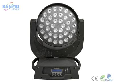 China LED 36pcs 10Watt Wash Beam Moving head Light With RGBW 4 In 1 Color for sale