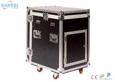 China 16U Cabinet DJ Equipment Case / Rack Mount Case Plus 1mm Fire Board for sale