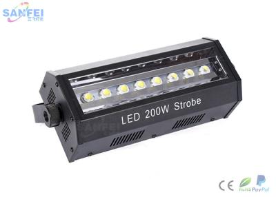 China 200W LED Strobe Light Sound Control And Speed Adjustable Pulse Effect for sale