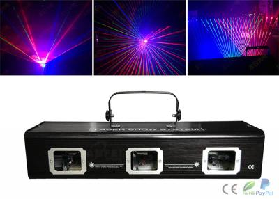 China Equipamento da mostra da luz/laser do laser DJ das cabeças de Dmx512 Rgbw 3 à venda