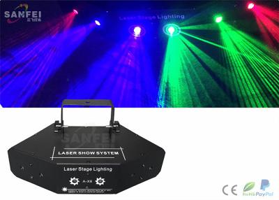 Chine 90w retentissent ont activé 6 dans des lumières lasers de 1 disco de laser pour la maison/partie/boîte de nuit à vendre