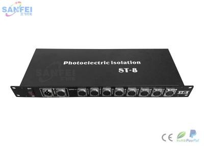 China Dmx 512 führte des Beleuchtungs-Prüfer-8 Signal-Teiler Kanal-der Ausgabebaustein-DMX zu verkaufen