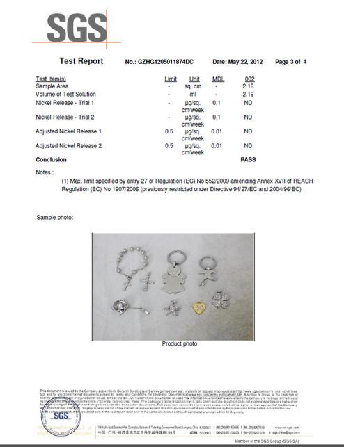 SGS - Sunred manufactory limited