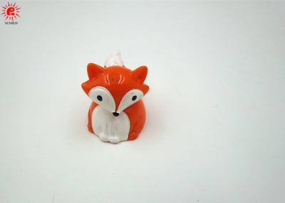 China Orange Red Fox Mold Resin Accessories , Simulated Fox Mold Collection for sale