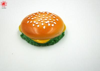 China Simulated Hamburger Orange Resin Accessories For Promotional Gift for sale