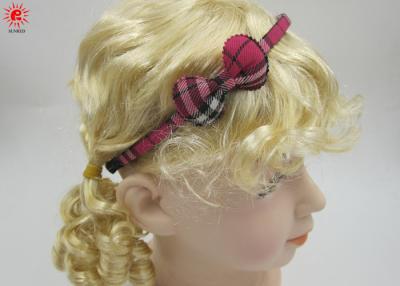 China Cute Small Plastic Bow Hair Bands For Children , Pretty Hairband for sale