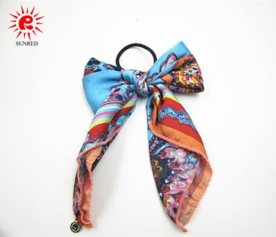 China Beauty cute satin hair scrunchie hair extensions OEM and ODM for sale