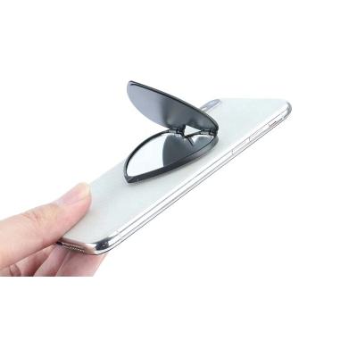 China Multi-functional LOGO Customized Mirror Use Phone Stand Cellphones Heart Shape Phone Holder Stand Desktop Stand for sale