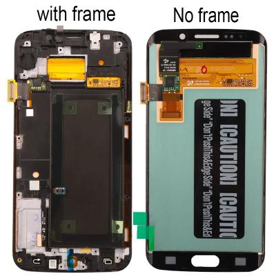 China Original LCD For Samsung S6 Edge G925 Factory Wholesale LCD For Samsung S6 Edge G925 Display Touch Digitizer Replacement > 3 for sale