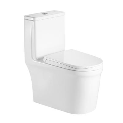 China Concealed Cistern Foshan Lelin Strap Floor Standing White Glazed White Glazed Toilet Ceramic Bathroom Porcelain Toilet Most Popular Soft Narrow Toilet for sale