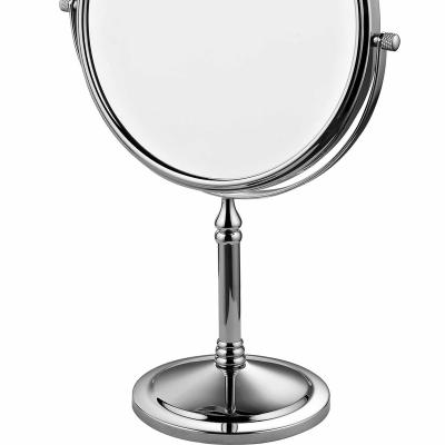 China Factory Modern Makeup Storage Base Mirror Folding Makeup Cosmetic Mirror LED Lighted 3X and 5X Magnifying Cosmetic Mirror in Medium Size for sale