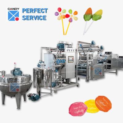 China Fully Automatic Multifunction Hard Candy Molding Equipment High Yield Production Line Candy Making Machine for sale