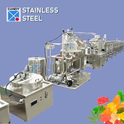 China Gummy Candy Stainless Steel Packing Soft Gelatin Jelly Candy Depositing Beans Machine for sale