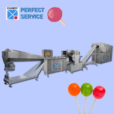 China food & Beverage Plant Fully Automatic Servo Control Die-Shaped Lollipop Depositing Line for sale