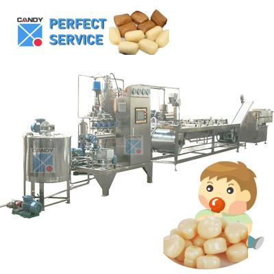 China T400 CANDY Lower Prices Dieformed Soft Candy Filled Caramel Center Soft Candy Making Line With Jam Filling for sale