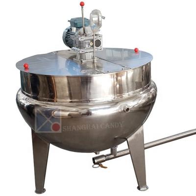 China Melting Candy Syrup 300 Liter Stainless Steel Sugar Cooking Tank for sale