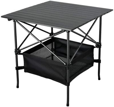 China Hot Sale Picnic Camping Easy Carry Rolled Outdoor Folding Portable Table for sale