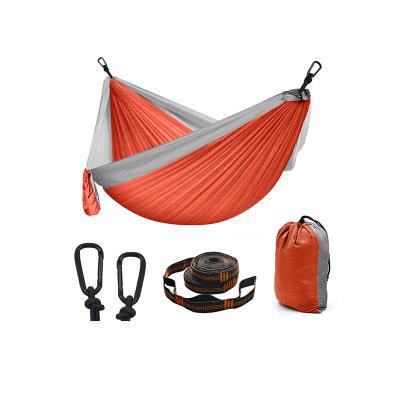 China Lightweight Nylon Hammock Ripstop Parachute Outdoor Camping Hammock for sale