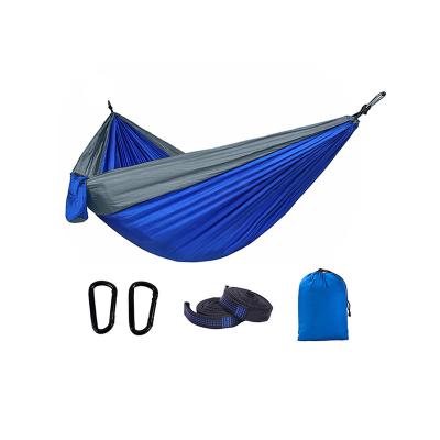 China Ripstop lightweight portable nylon outdoor parachute hammock camping hammock camping nylon hammock for sale