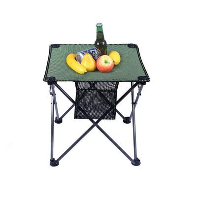 China Camping Folding Folding Table With Metal Frame Carry Bag Included Side Convenient Table for sale