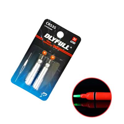 China Dlyfull 3V Pin Cell CR535 Lithium For Fishing Float CR535 for sale