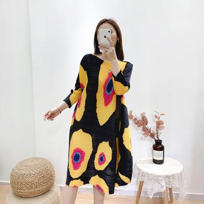 China New Viable Wholesale Plus Size Pleated Yellow 100% Polyester Women's Print Sunflower Top Shirt for sale