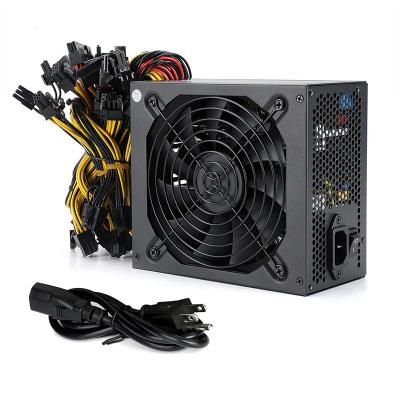 China Desktop power supply for 8 GPU, 2000W supply, PSU power supply. 100V-270V with adapter cable for sale