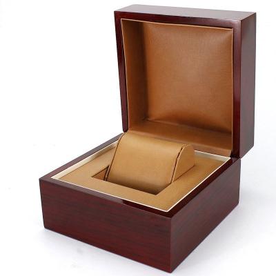 China Wood 2020 solid wood solid wood luxury factory direct watch box watch box luxury red for sale