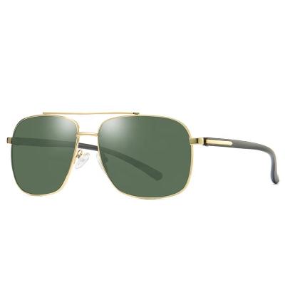 China Fashion Sunglasses New Style Night Vision Glass Men Polarized Retro Sun Glasses Metal Color Sunglasses for sale