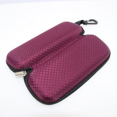 China Lightweight Eva Glasses Box Square Shape Glass Case Package Eva Hard Zipper Case for sale