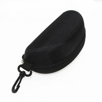 China Black Hard Glasses Case Zippered Glass Material Eva Glass Case Hot Selling Case Which Can Be Customized for sale